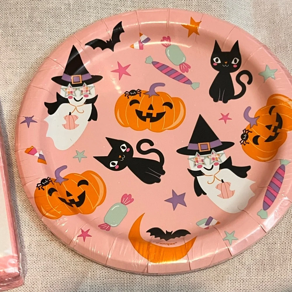 UNique Halloween Party Set with Pink Accents